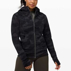 Lululemon Scuba Cotton Fleece Hoodie Sweatshirt Camo 4